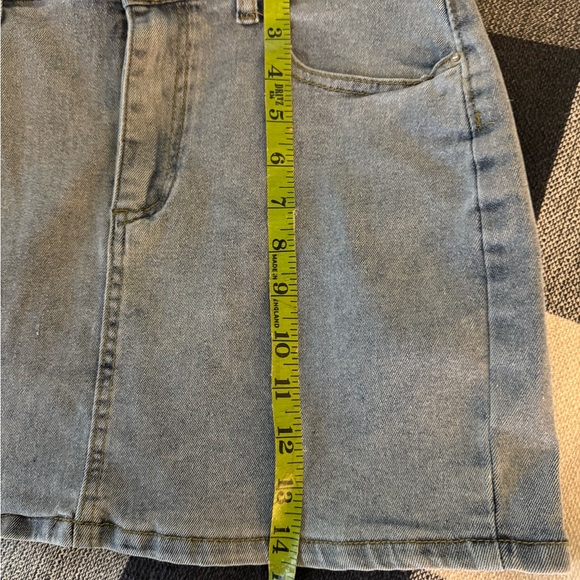 Light Blue Denim Mini Skirt - Picture 4 of 4